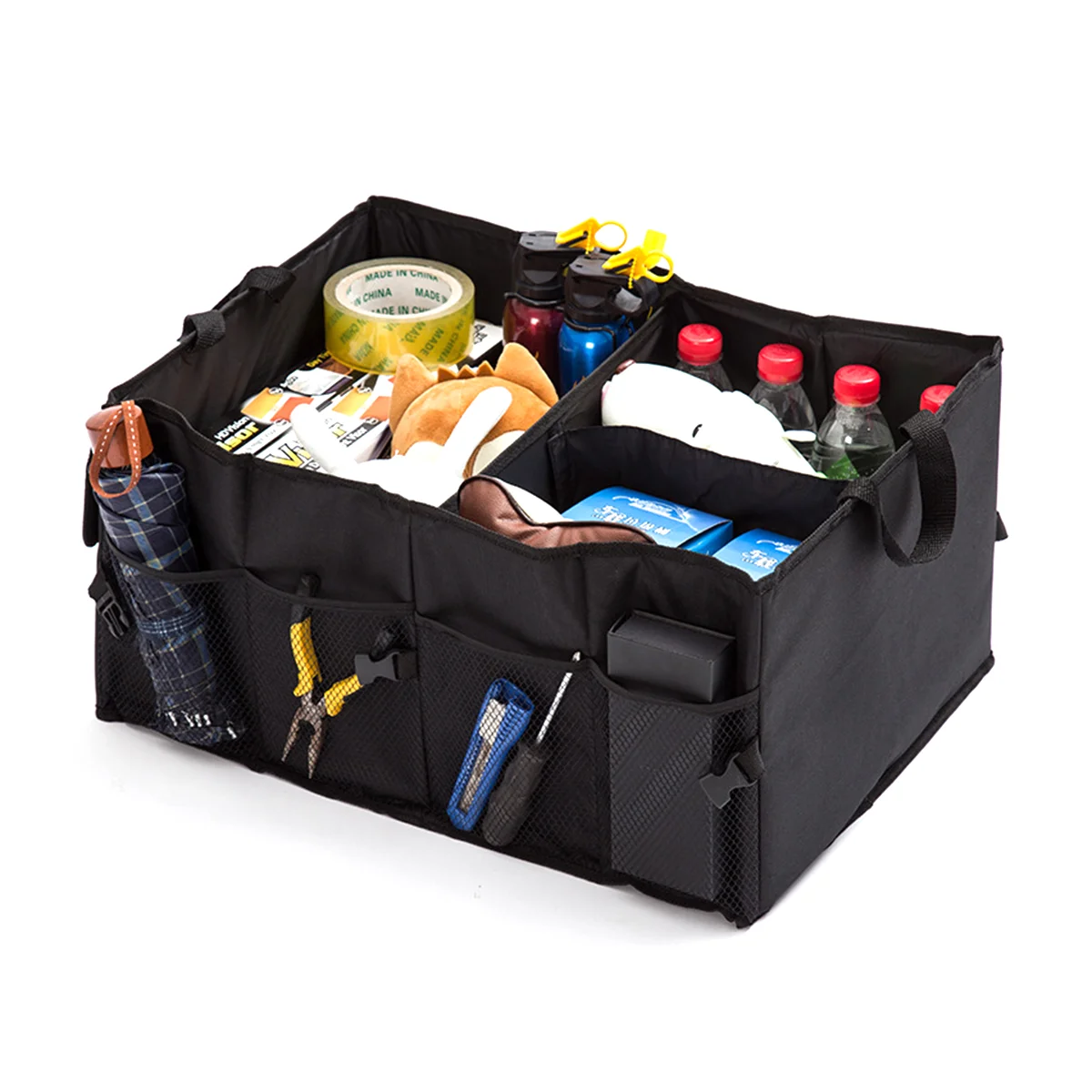 

Multi- Use Organizer Supplies Snacks Organizer Storage Bin Automotive Collapsible Box