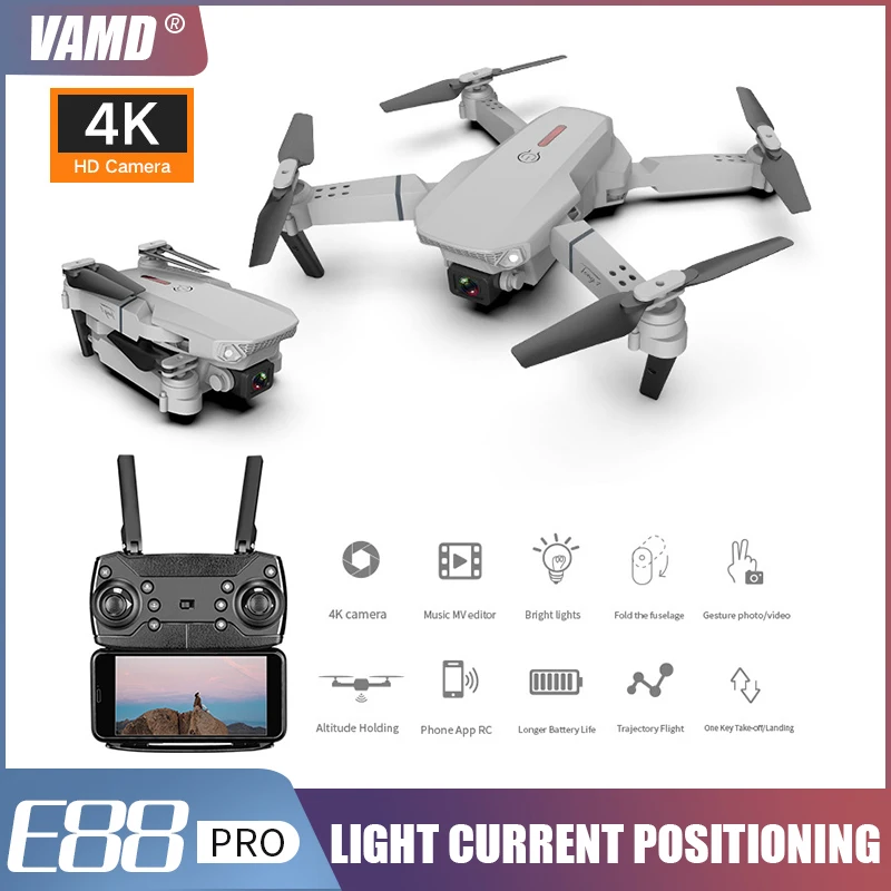 

Toys Aircraft Quadcopter Control Helicopter Professional Dual Remote Children's Drone New Folding Camera