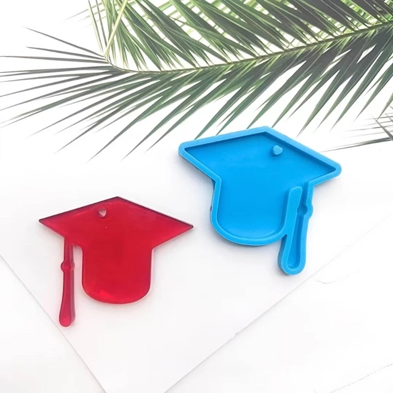 

Выпускной сезон доктор шляпа украшения силиконовая форма для эпоксидной смолы DIY брелок E0BE