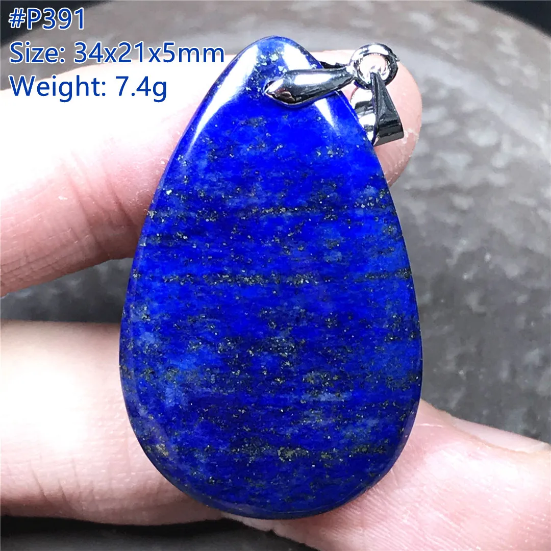 Натуральный Королевский синий кулон с лазуритом для женщин мужчин подарок