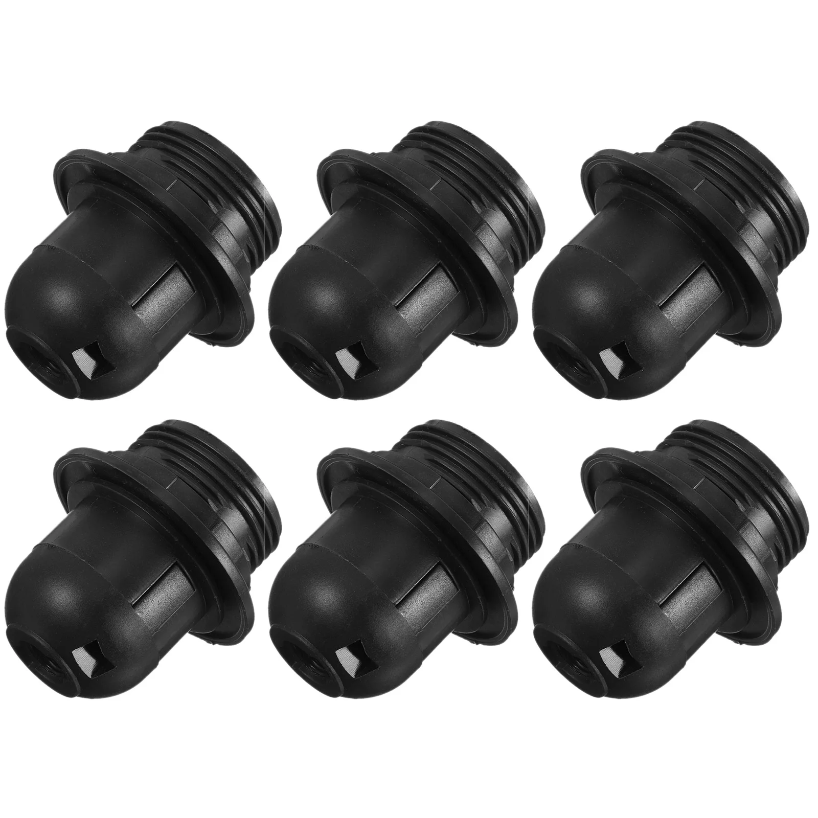 

6Pcs Light Bulb Socket Holder E27 Lamp Holder Base Plastic Lamp Socket Holder Light Bulb Holder