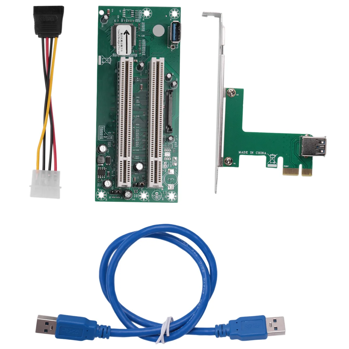 Карта адаптера PCI Express на двойной PCIe X1 к маршрутизатору 2 слота переходная карта 5