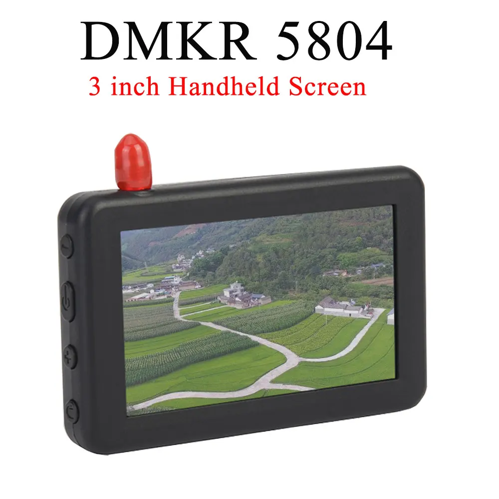 3-дюймовый FPV-монитор DMKR 5804 RC Mini Handheld Display 1 2 W 480*320 IPS-экран со встроенной батареей и