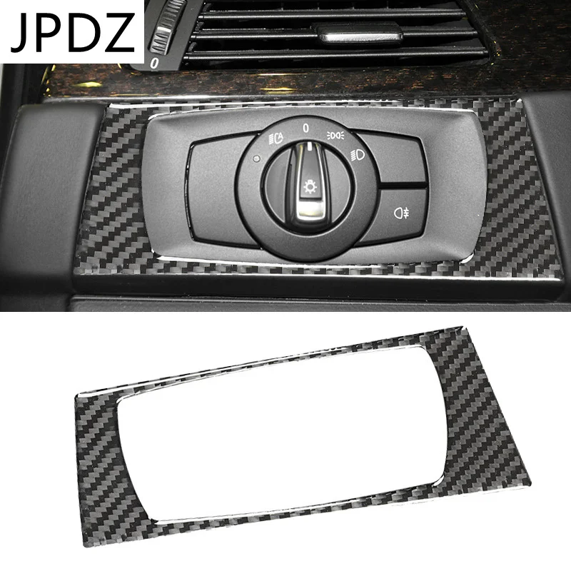 

Автомобильный интерьер из углеродного волокна кнопки переключателя фары крышка отделка наклейка для BMW M3 E93 2007-2013 Автомобильные сборники