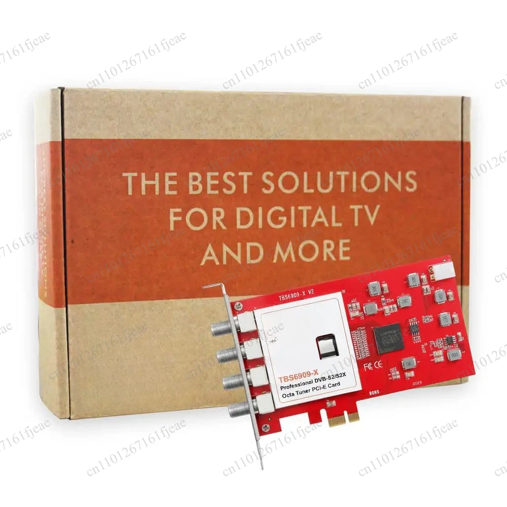Фото 6909X V2 Octa Tuner PCIe-карта DVB-S/S2/S2X H.265 TV-тюнер №5