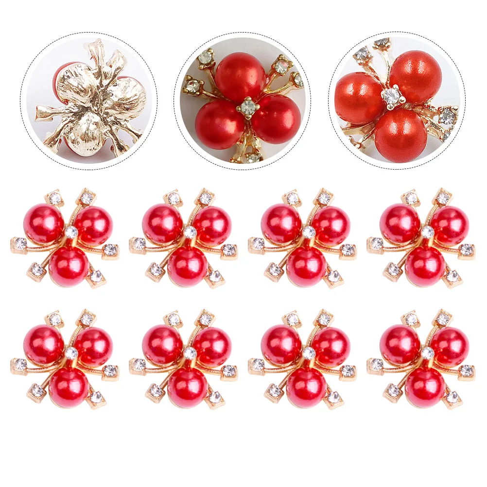 

Hair Pearl Charms Accessories Rhinestone Bridalpinmaking Hairpin U Decorative Stick Diy Wedding Hairpieces Headdress Earrings