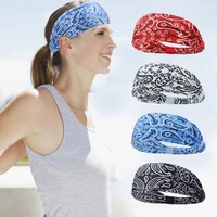 breathable headwear bandanas hair accessories headpiece wide headwrap hair bands sports headband
