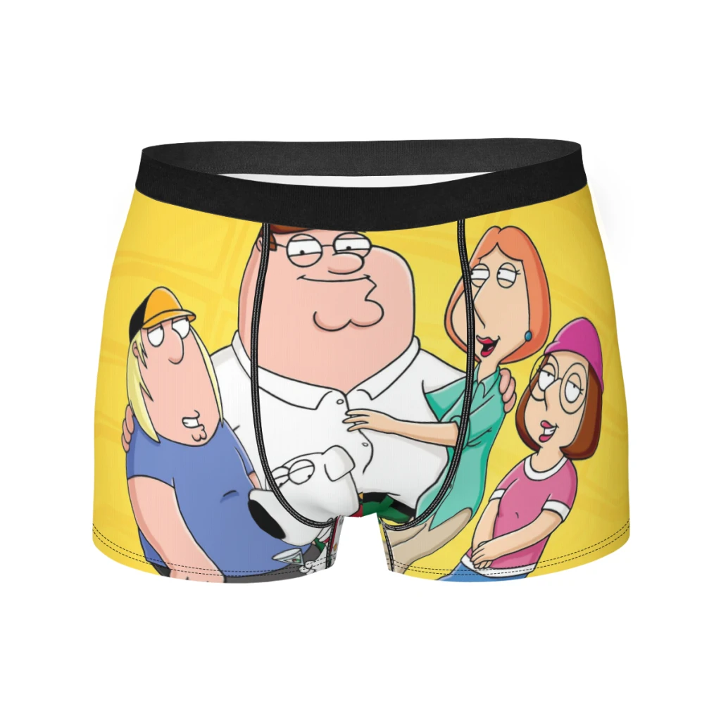 

Happy Familiy Guy Animated Comedy Seth MacFarlane Underpants Cotton Panties Male Underwear Comfortable Shorts Boxer Briefs