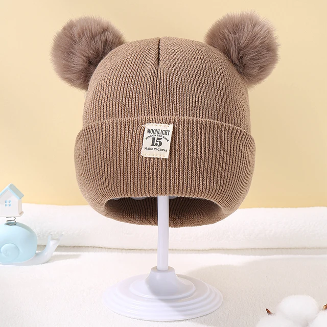 Baby Knitted Hat With Pom Pom 5