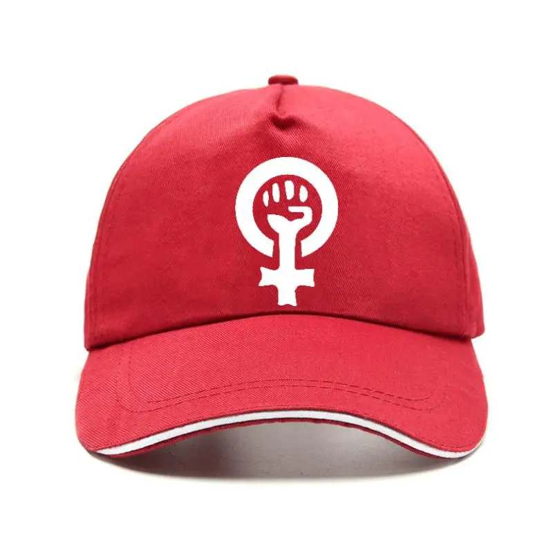 

Feminist Women Fist Print Baseball cap Casual Funny Summer harajuku Feminist hats adjustable snapback hats