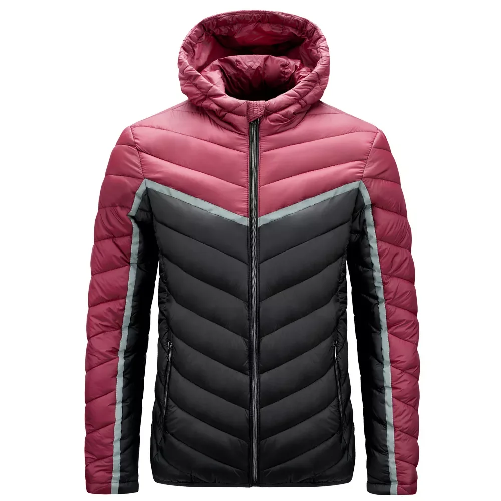 New2022 Winter New Thick Warm Waterproof Parkas Men Autumn Fashion Patchwork Hooded Coat Men Brand Outwear Casual Parkas Jacket