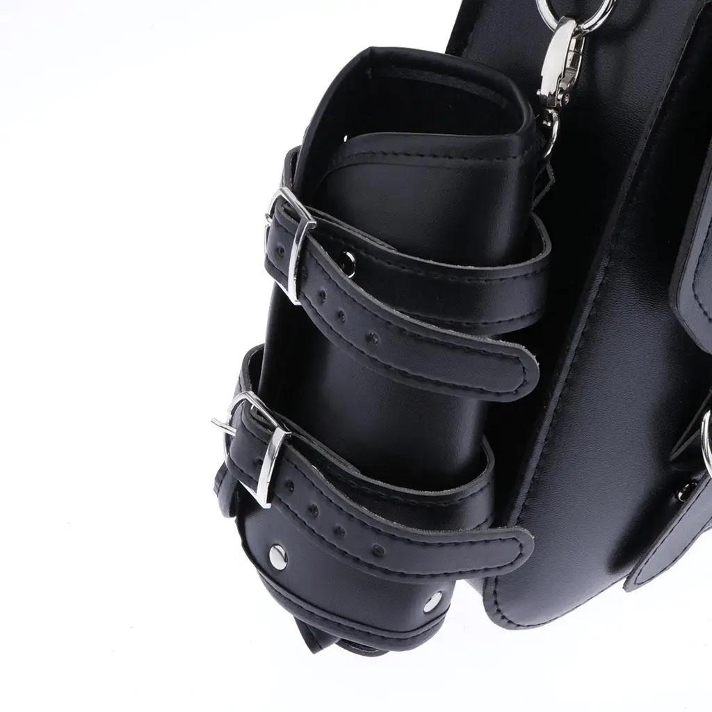

Motorcycle Right Saddlebag Tool Bag + Fuel Oil Bottle/Cup Holder Universal