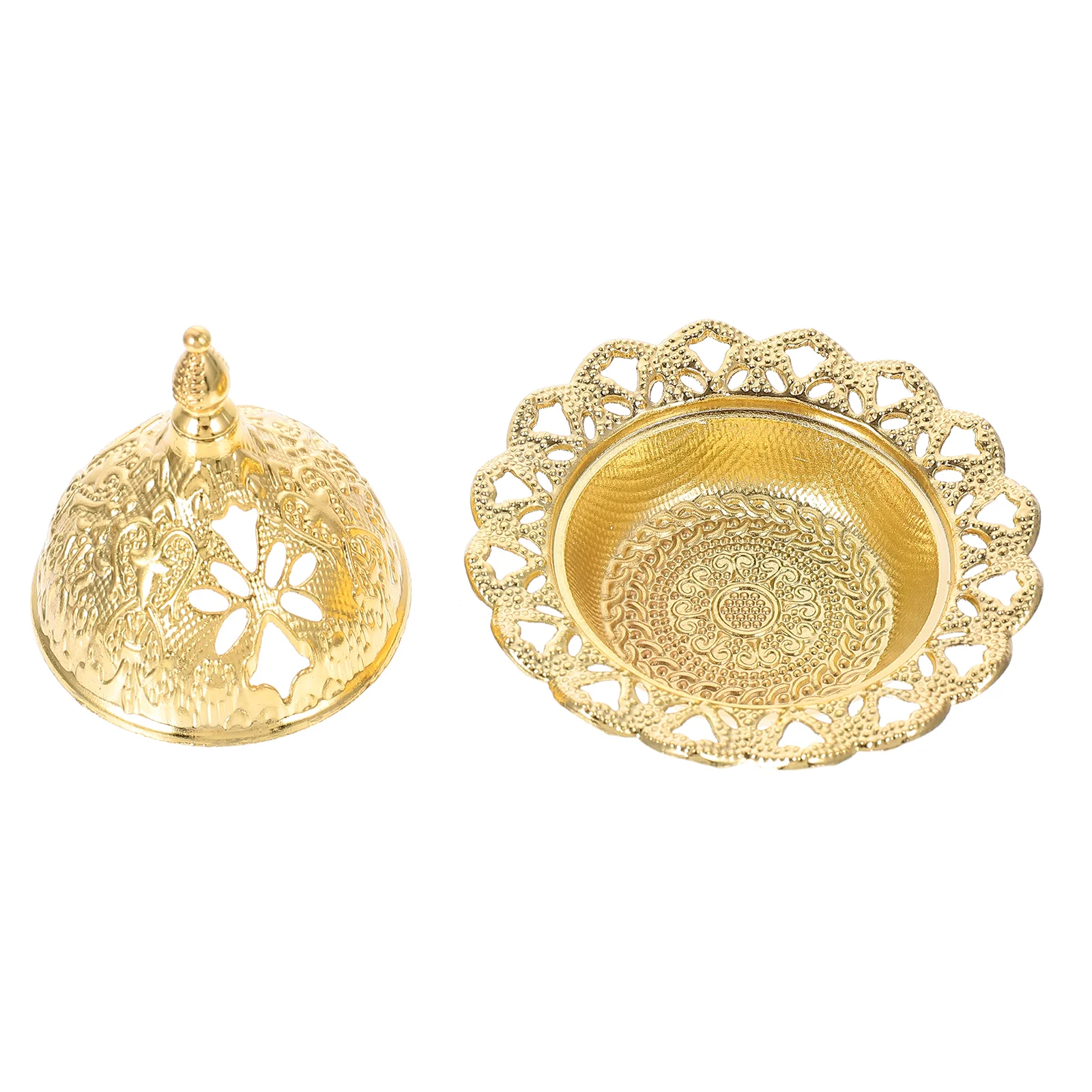

1pc Alloy Incense Holder Burner Mini Incense Holder Muslim Style Censer