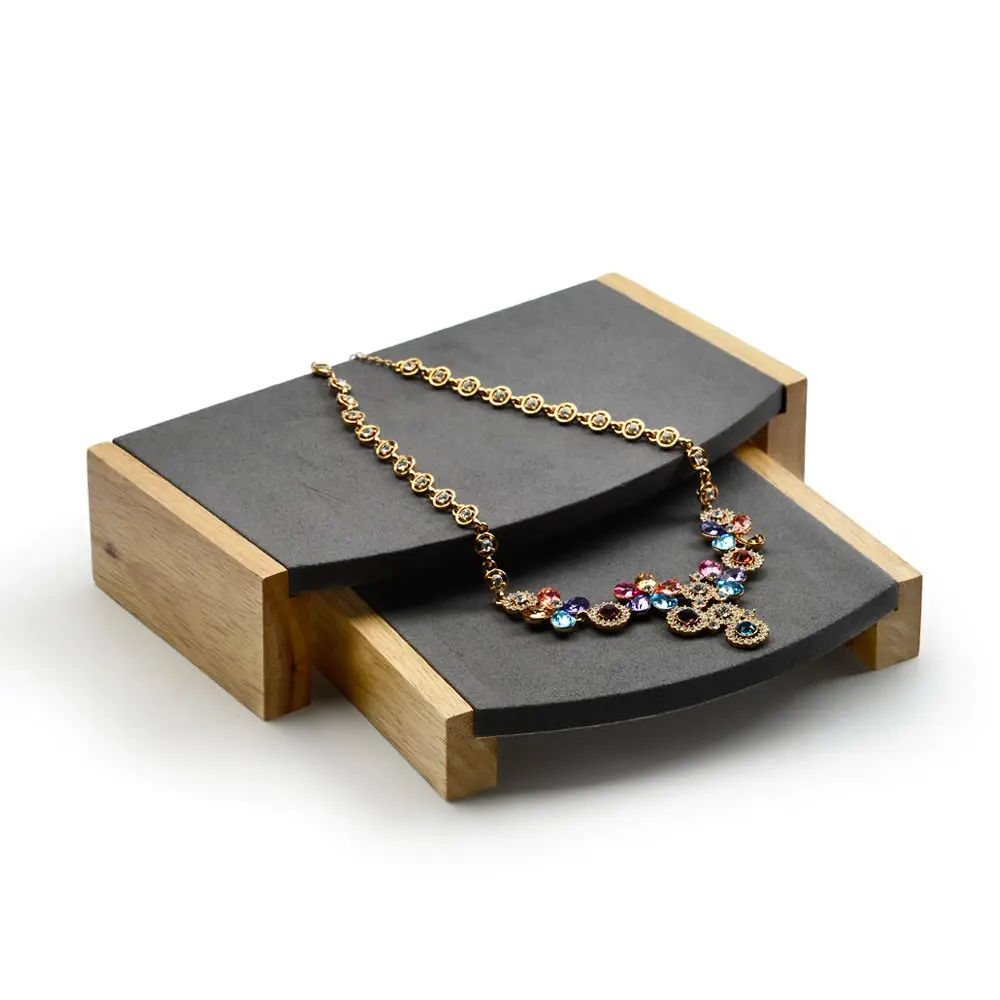 Oirlv Solid Wood Jewelry Display Stand Props For Ring Necklace Pendant Bracelet Display Earring Stand Props Jewelry Display Rack