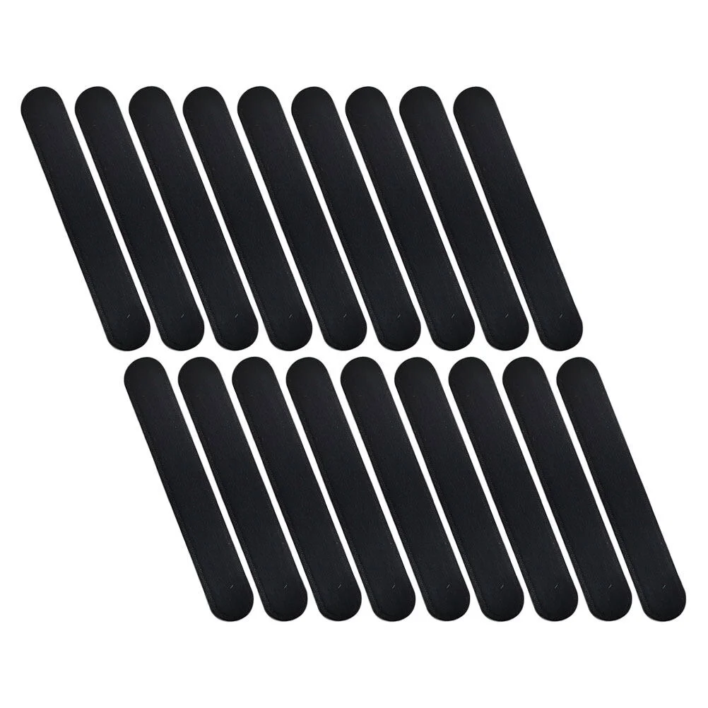 

40 Pcs Dress Disposable Collar Protector Sweat Band Pads Mens Fitted Hats Sweatband Non-woven Fabric Adhesive Caps Women Men's