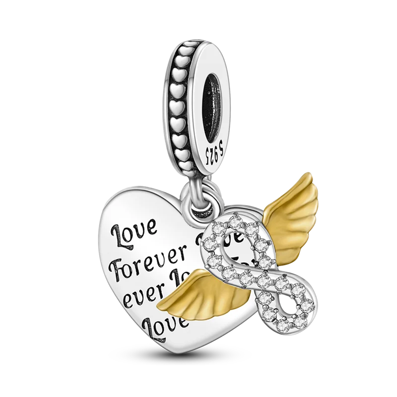 

Бусины-шармы серебристого цвета для браслетов Pandora, 925