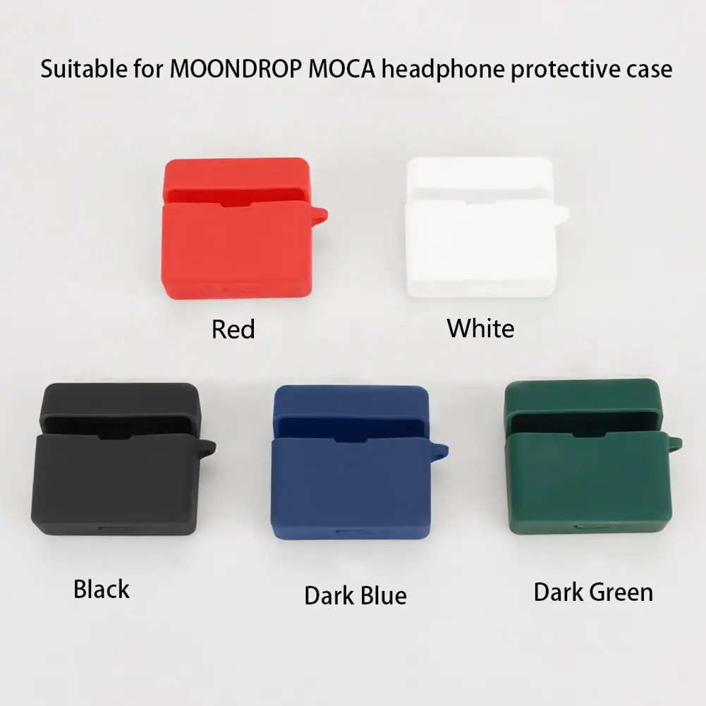 Для MOONDROP MOCA чехол для наушников силиконовый мягкий защитный ушей A4M8