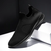 damyuan men light running shoes jogging shoes breathable man sneakers slip on large size 46 loafer shoe mens casual shoes