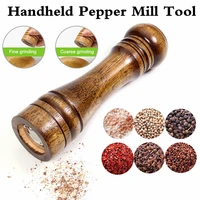 3 size multi purpose classical kitchen gadget tool oak wood detachable manual salt pepper mill grinder