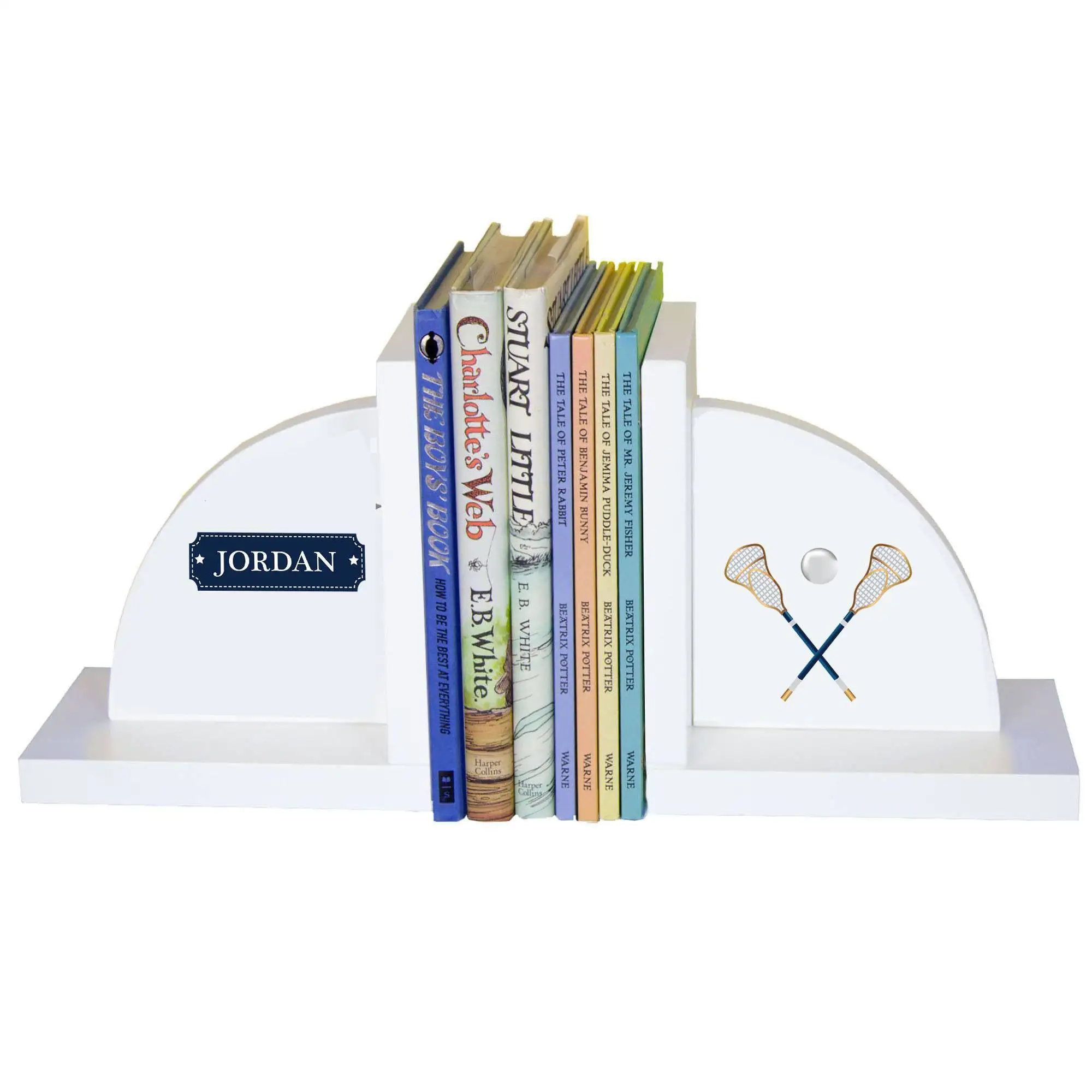 

White Bookends - Lacrosse