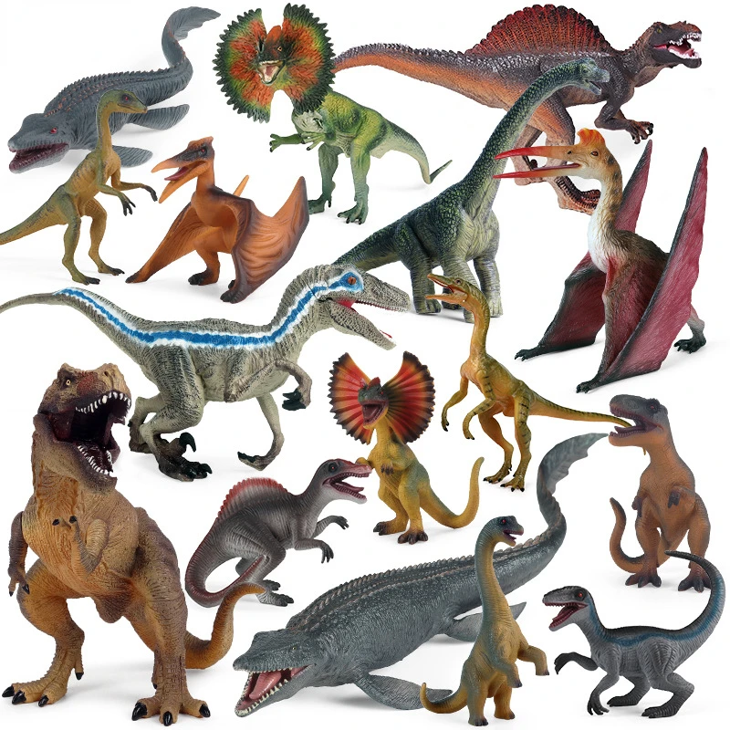

Simulation Jurassic children wild animal model dinosaur family Tyrannosaurus rex mosasaur pterosaur Spinosaurus toy wholesale