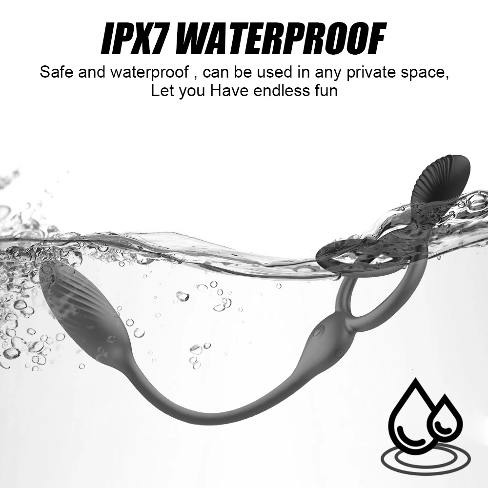 IKOKY секс-игрушки для пары петух кольцо полового члена вибрирующее беспроводное