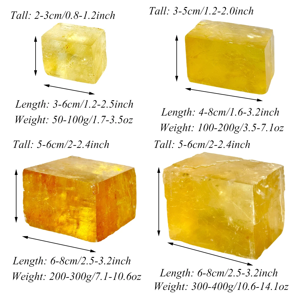 Натуральный медовый кальцит 1 шт. необработанные кристаллы лечебное минеральное