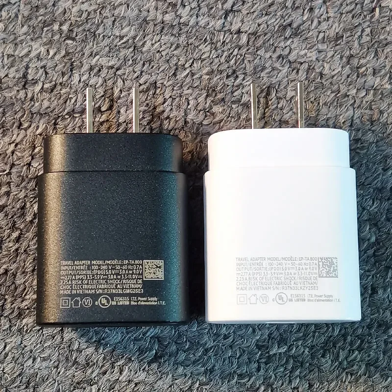 Зарядное устройство для США адаптер супербыстрой зарядки типа C Galaxy S24 S20 S21 S22 S23 Z