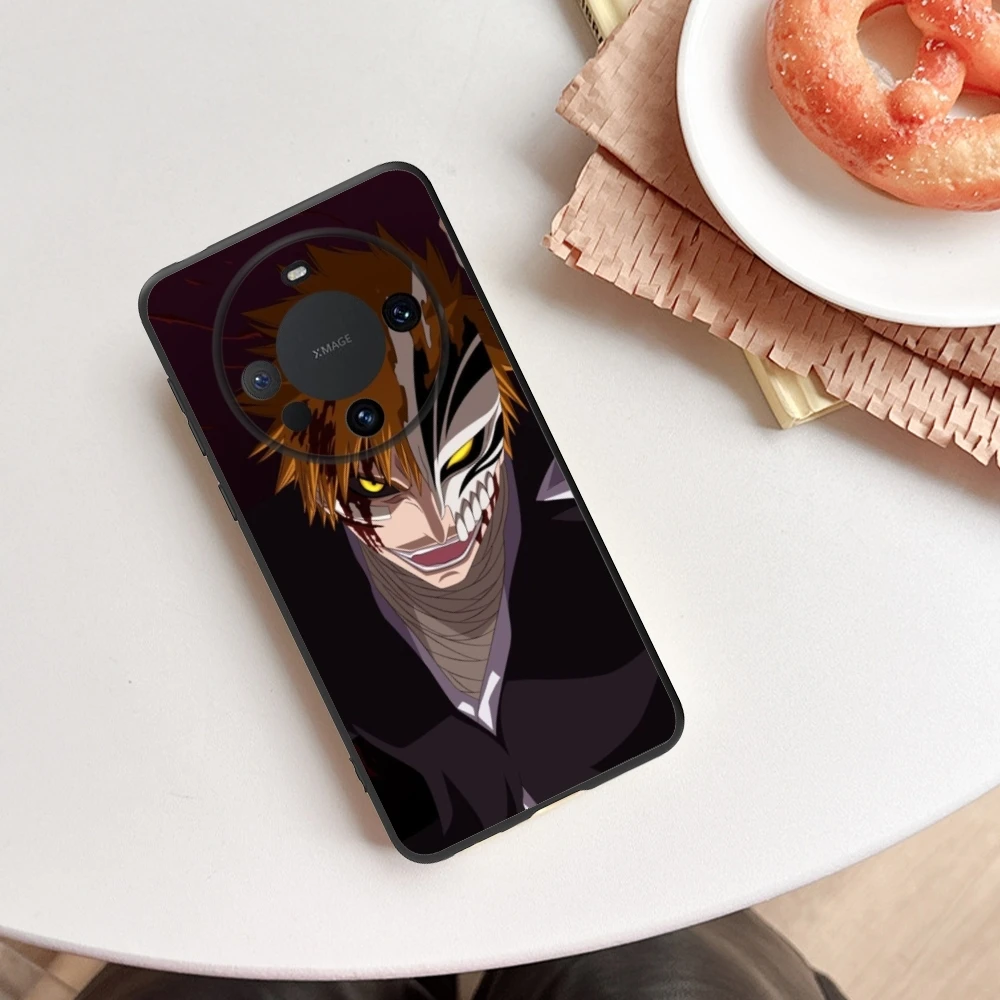 Чехол для мобильного телефона отбеливатель Ichigo Huawei Mate 60 50 40 30 20 10 Pro Plus Lite E 5G черный