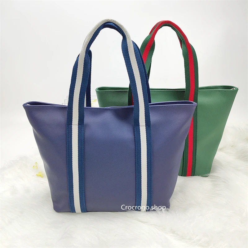 new ladies large capacity splicing tote bag leisure shopping travel outdoor shoulder bag office laptop mobile phone handbag free global shipping