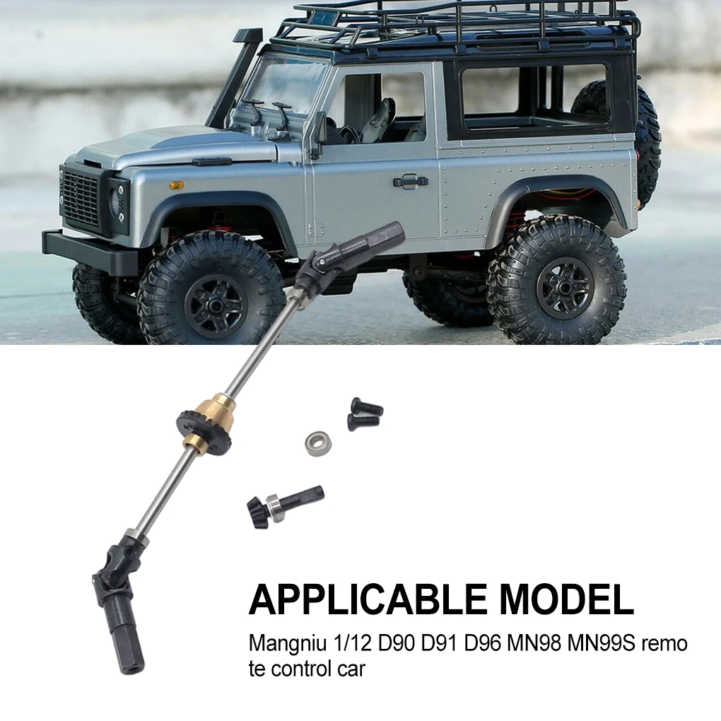 

RCGOFFLOW Steel Front Axle Differential Shaft RC Upgrade Part Rc Front Axle Differential Shaft For 1/12 MN D90 RC Car Part