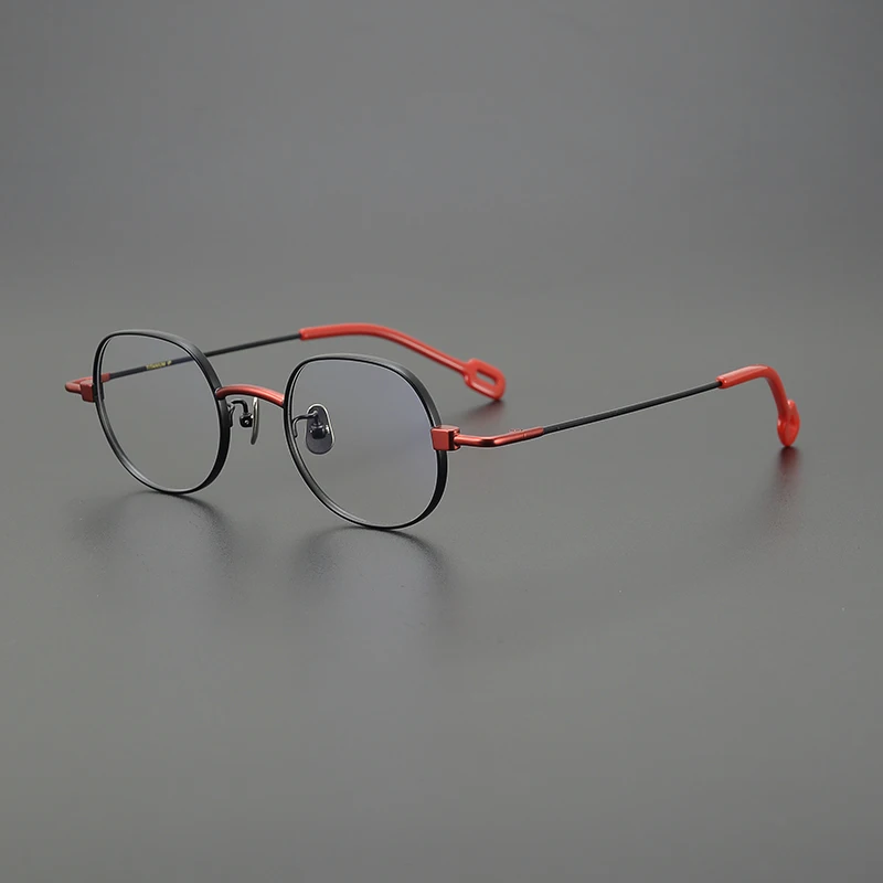 Оправа для очков мужчин и женщин из чистого титана винтажная японская оправа