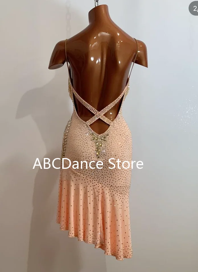Женское платье для латиноамериканских танцев танцевальное и британских