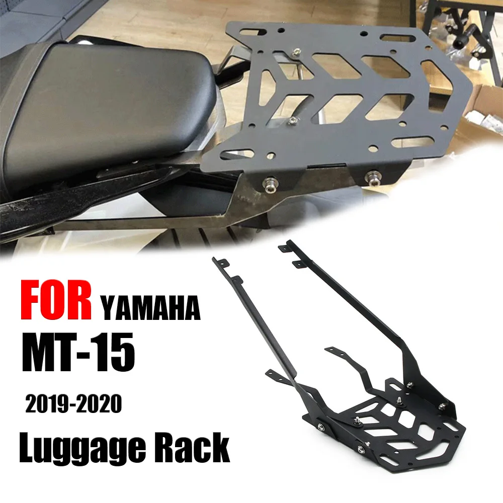 

For YAMAHA MT-15 MT15 2019-2021 Motorcycle Rear Luggage Rack Storage Rack Tail Box Holder Bracket Aluminum Durable Rack
