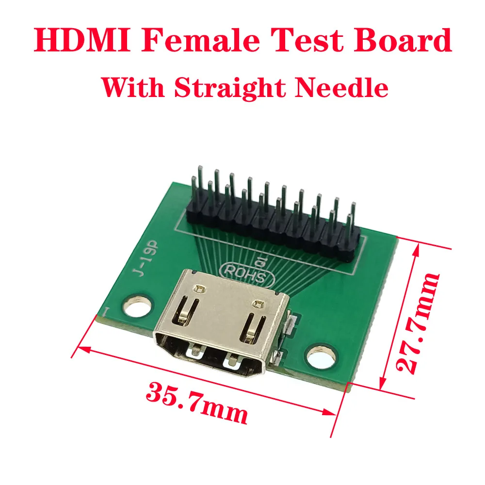 

1 шт. HDMI-совместимый тип A 19Pin печатная плата соединительные провода уплотнения HD HDMI разъем Гнездовой тестер сиденья гнездовой позолоченный