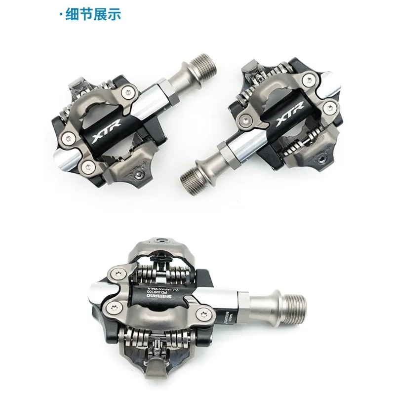 Фото Оригинальная педаль XTR PD-M9100 PD-M9120, самоблокирующаяся педаль для горного велосипеда MTB, педаль центральной оси велосипеда №4