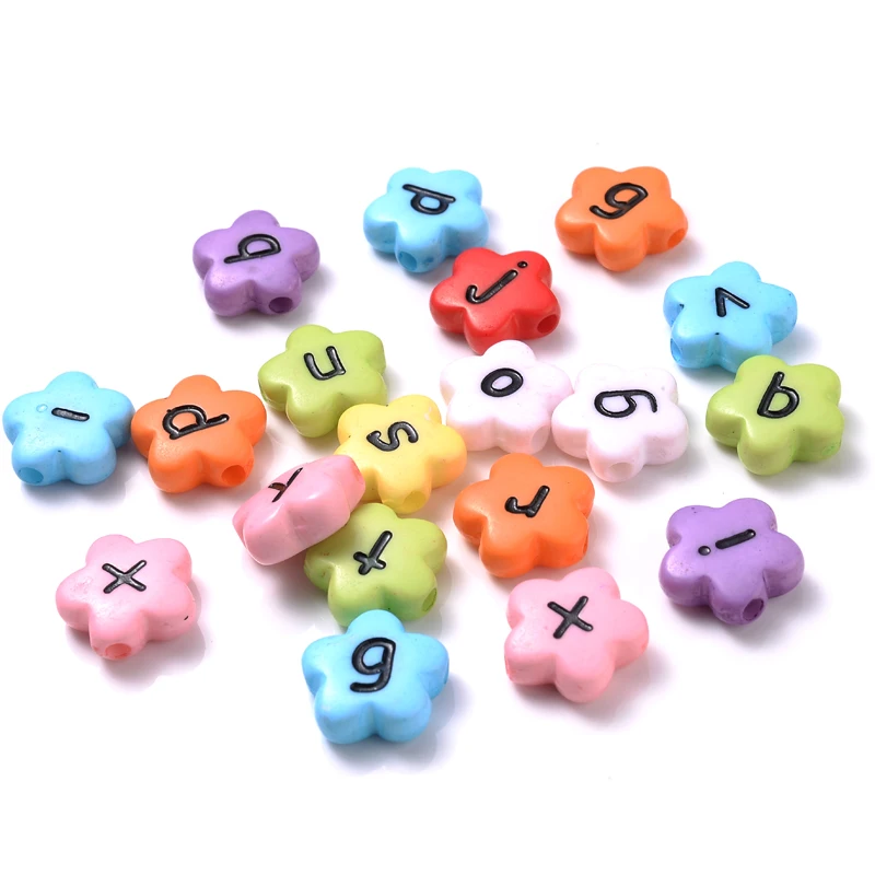 

50 шт., акриловые бусины в форме макраме