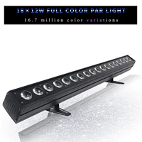 18x12w professional wall washer stage background wash light rgbw 4 in 1rgbwa uv 6 in 1 for dj disco performance