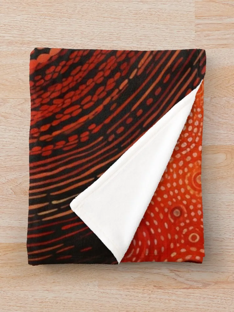 Фланелевое одеяло Aboriginal Authentic Art Red Valley