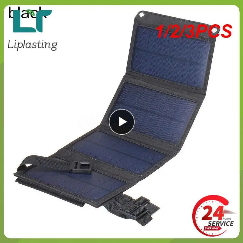

1/2/3PCS USB Folding Solar Panel Charger Smart Phone Solar Cell Charger Waterproof Fast Charging Solar Charger Camping Survival