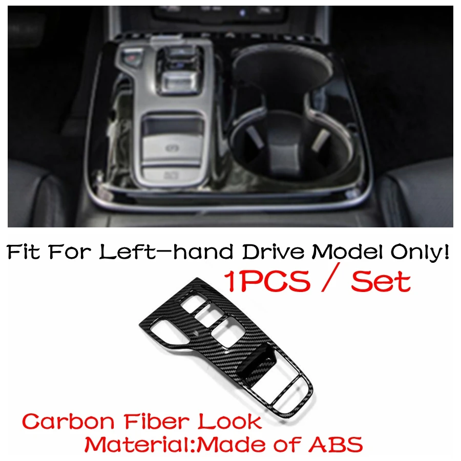 

Центральная панель переключения передач, накладка на рамку чашки для воды, подходит для Hyundai Tucson NX4 2021-2023 ABS, аксессуары для интерьера из углеродного волокна