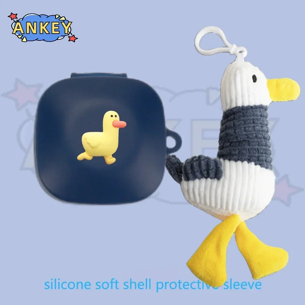 Прозрачный силиконовый чехол для наушников Baseus WM01 Plus WM02 +