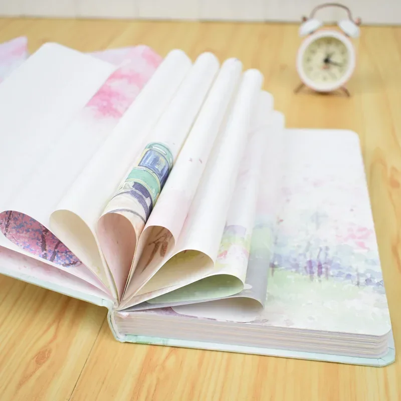 A5 sakura записная книжка для девочек цветная внутренняя страница планер diy Дневник