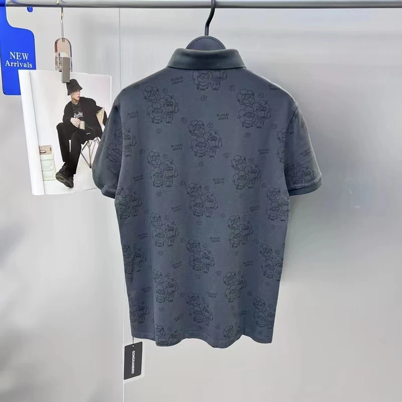 2c29 Мужская одежда с птицами новинка 2024 летняя мужская мода жаккардовая вышивка