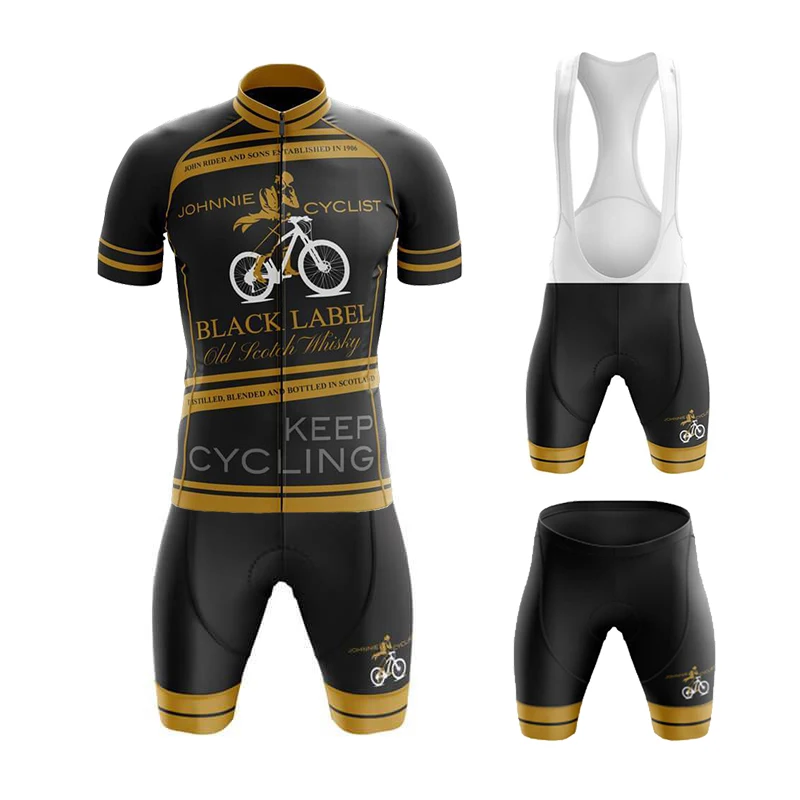 

JOHNNIE Cycling Jersey Set Men Summer MTB Bicycle Cycling Clothing Short Sleeve Maillot Ciclismo Outdoor Riding Bike Uniform