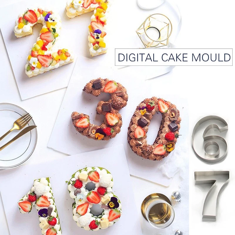 1 Набор 0-8 цифр форма для торта инструменты украшения тортов кондитерские изделия