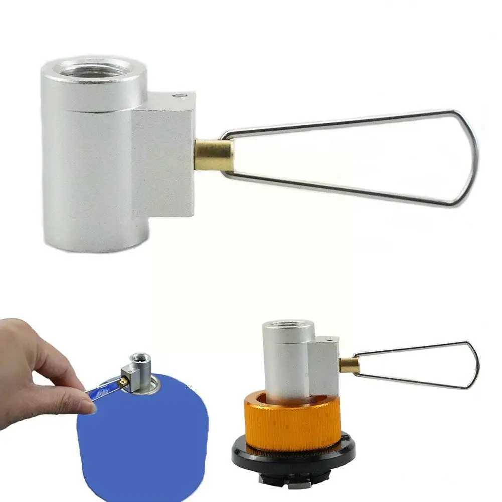 

Outdoor camping stove tank Gas Refill Adapter MAPP/Isobutane/Butane Gas Adapter Spray Adapter Refill Gas mutual charge Fill X4F6