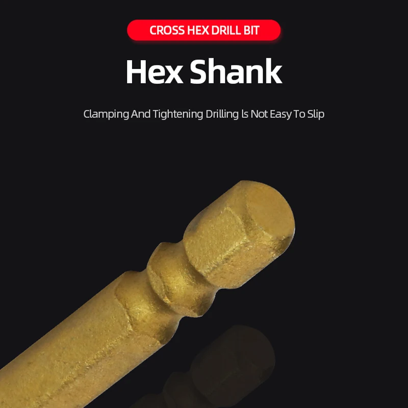 Набор крестообразных шестигранных сверл ABAOTE пила треугольное сверло из сплава