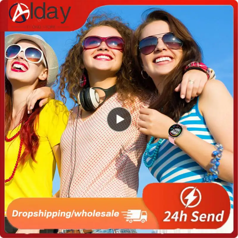 

Sleep Monitor S32 Fitness Smart Watch Round Sport Smart-watch Sports Watch Heart Rate Monitor For Android Ios Call