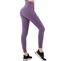 classic design leggings sport women fitness high waist leggings running scrunch leggings athletic pants yoga pants tights yellow